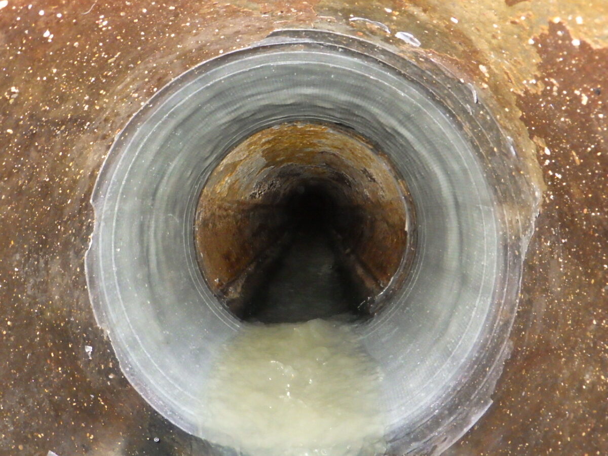 写真:部分補修工法 施工後の様子